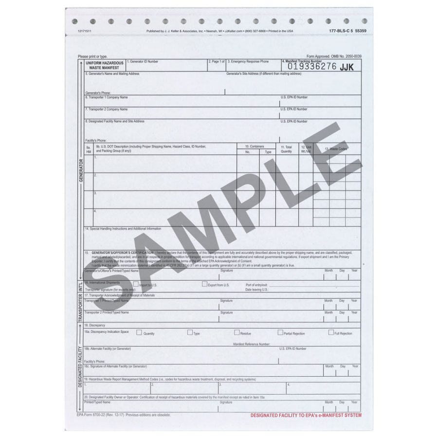 uniform-hazardous-waste-manifest-snap-out-format-qty-500