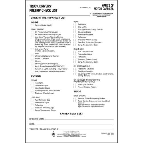 Truck driver orientation checklist: Essentials for Schneider