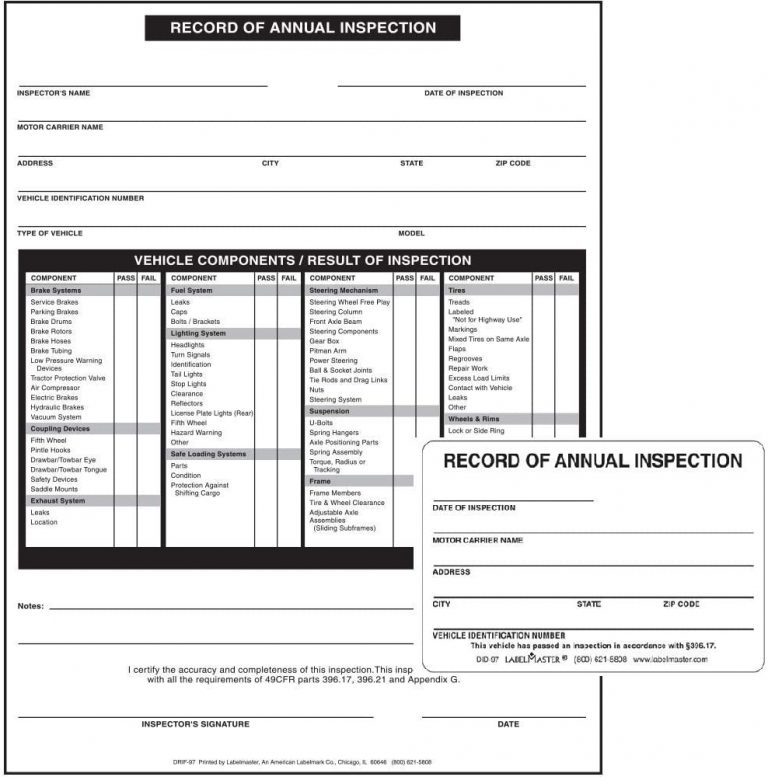 annual-vehicle-inspection-form-and-label-kit-american-pride